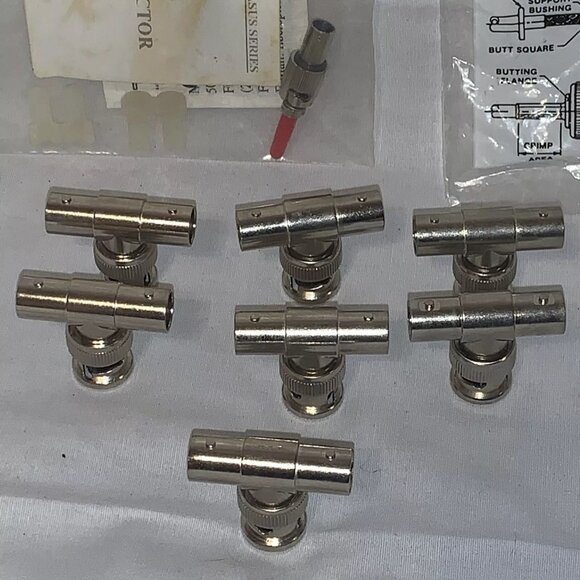 Misc. Lot Of Connectors - MXT - RF - 3 PC CRIMP - ST Compatible Multi-Mode - Picture 2 of 10